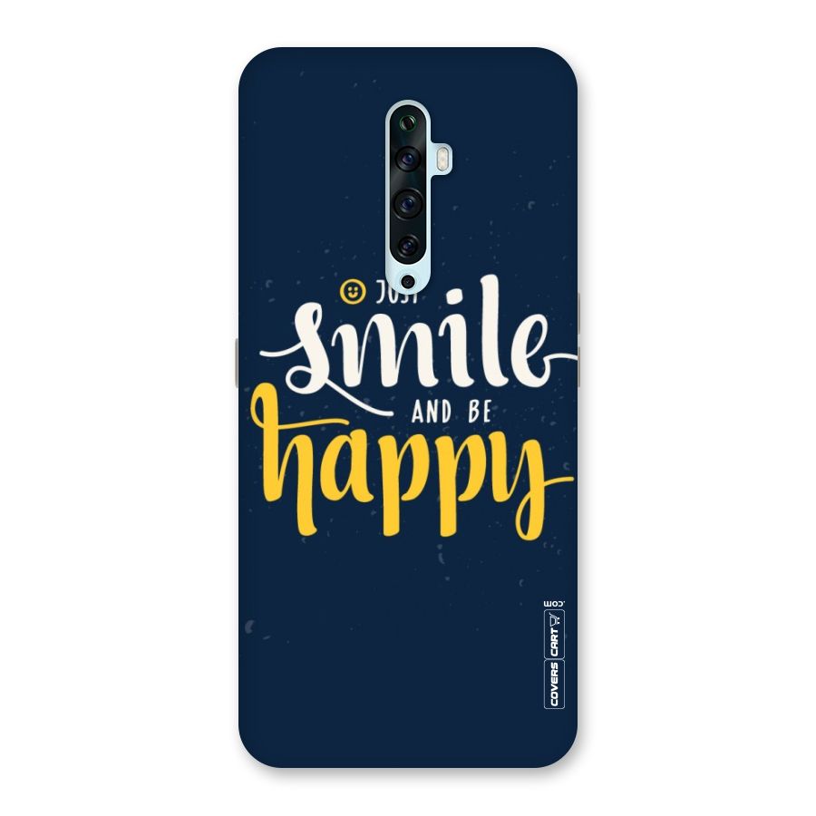 Just Smile Back Case for Oppo Reno2 F