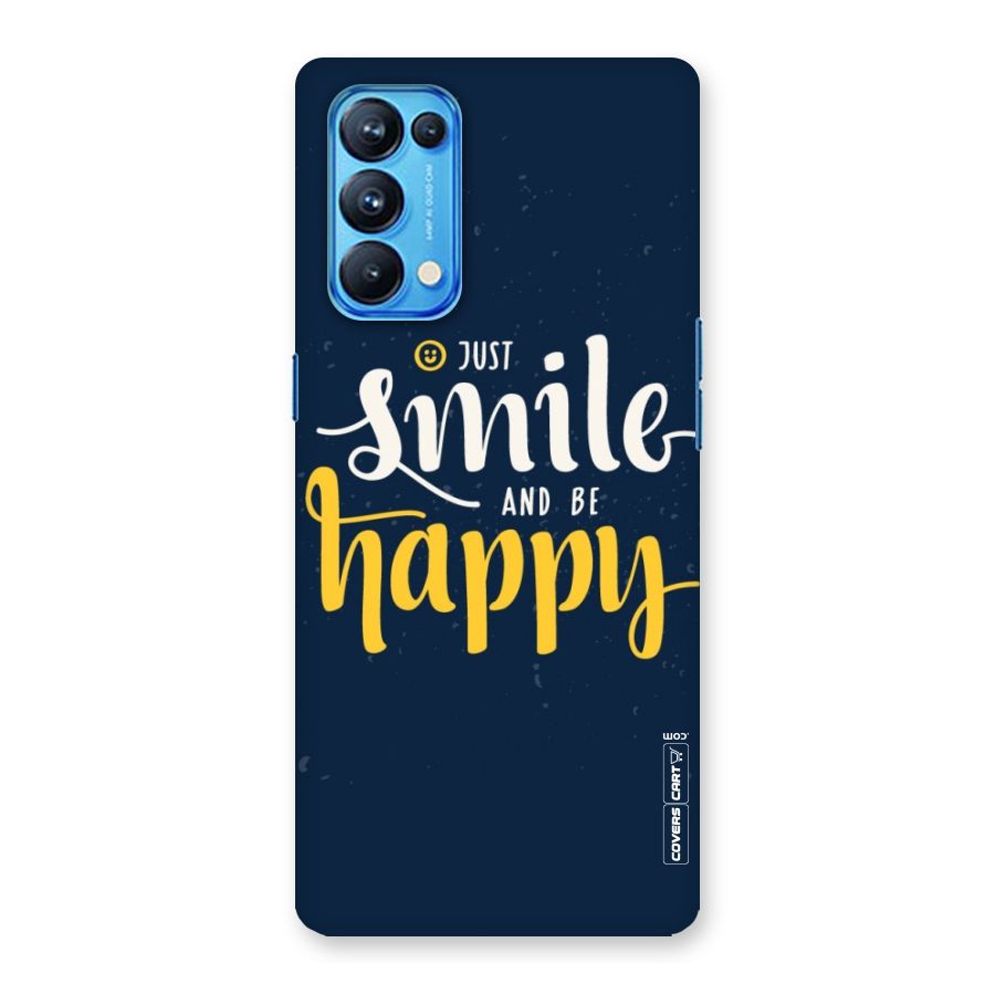 Just Smile Back Case for Oppo Reno5 Pro 5G