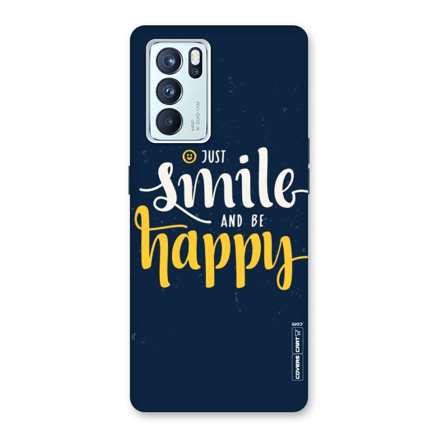 Just Smile Back Case for Oppo Reno6 Pro 5G