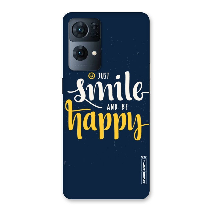 Just Smile Back Case for Oppo Reno7 Pro 5G