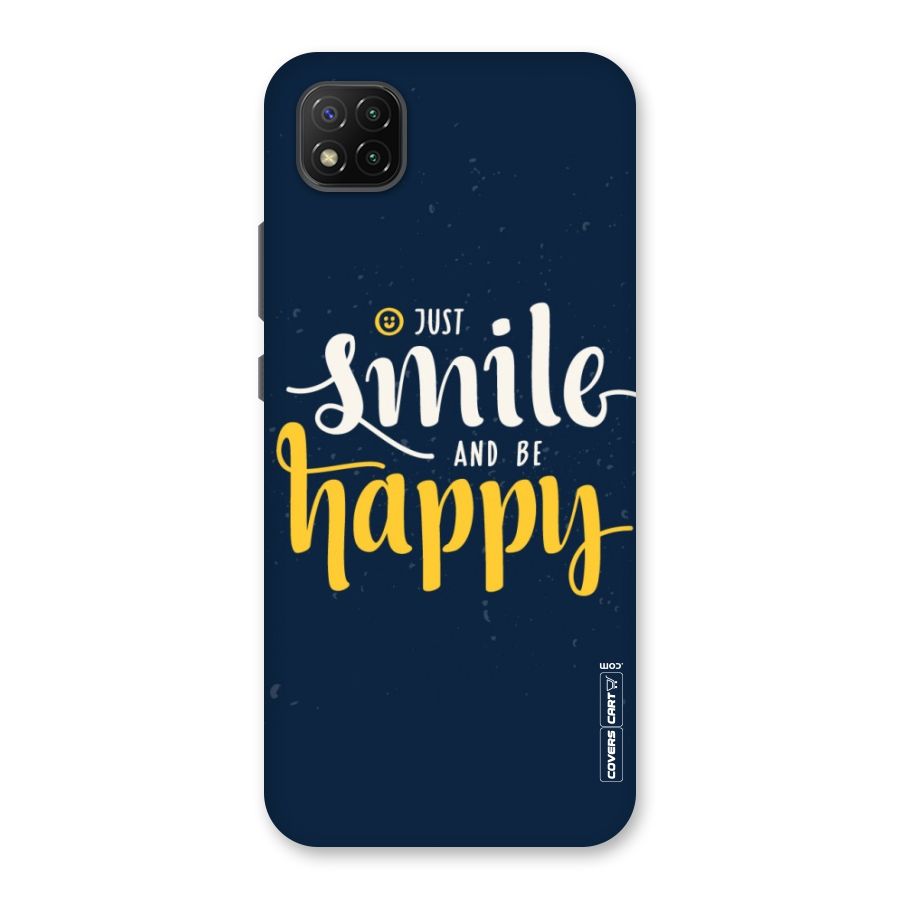 Just Smile Back Case for Poco C3