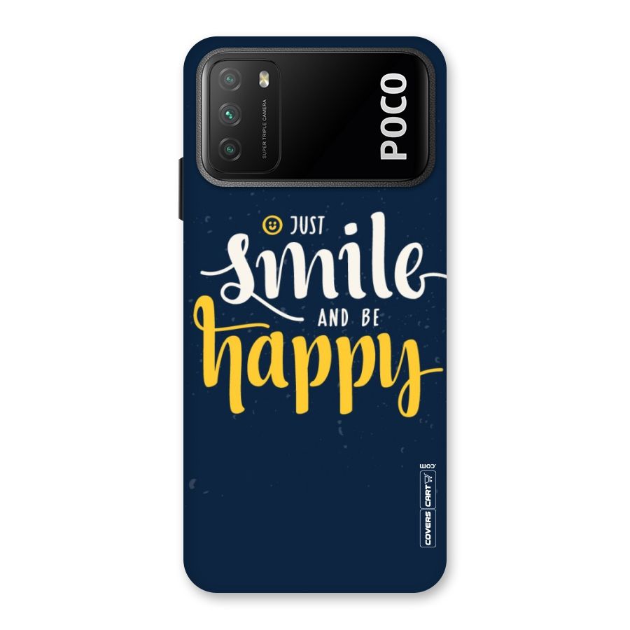 Just Smile Back Case for Poco M3