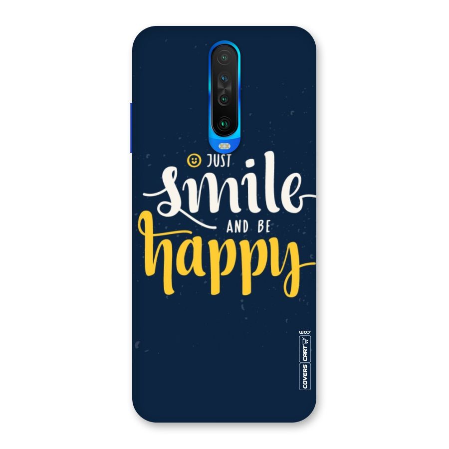 Just Smile Back Case for Poco X2
