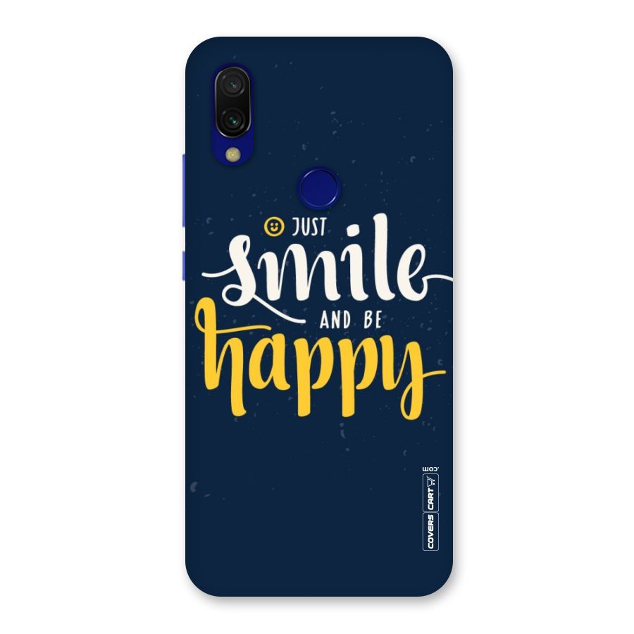 Just Smile Back Case for Redmi 7
