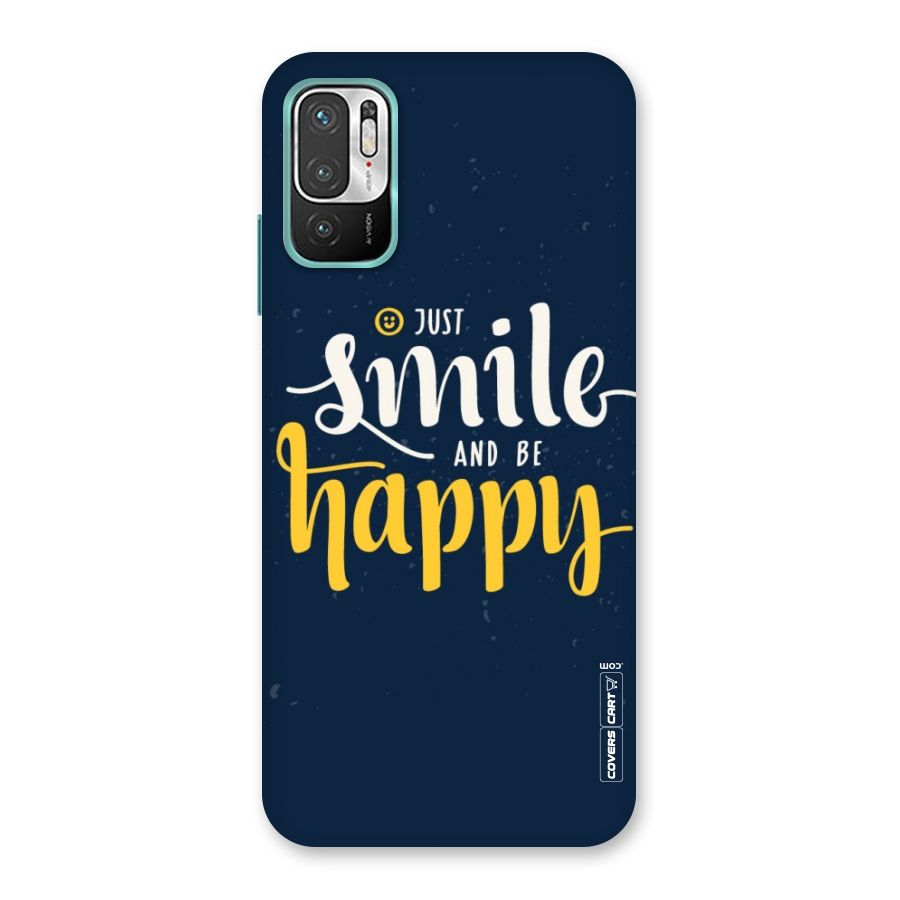 Just Smile Back Case for Redmi Note 10T 5G