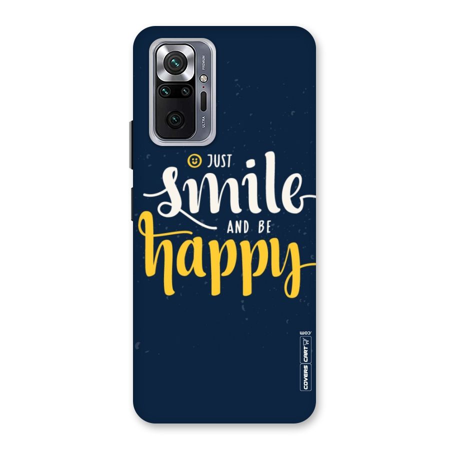 Just Smile Back Case for Redmi Note 10 Pro Max