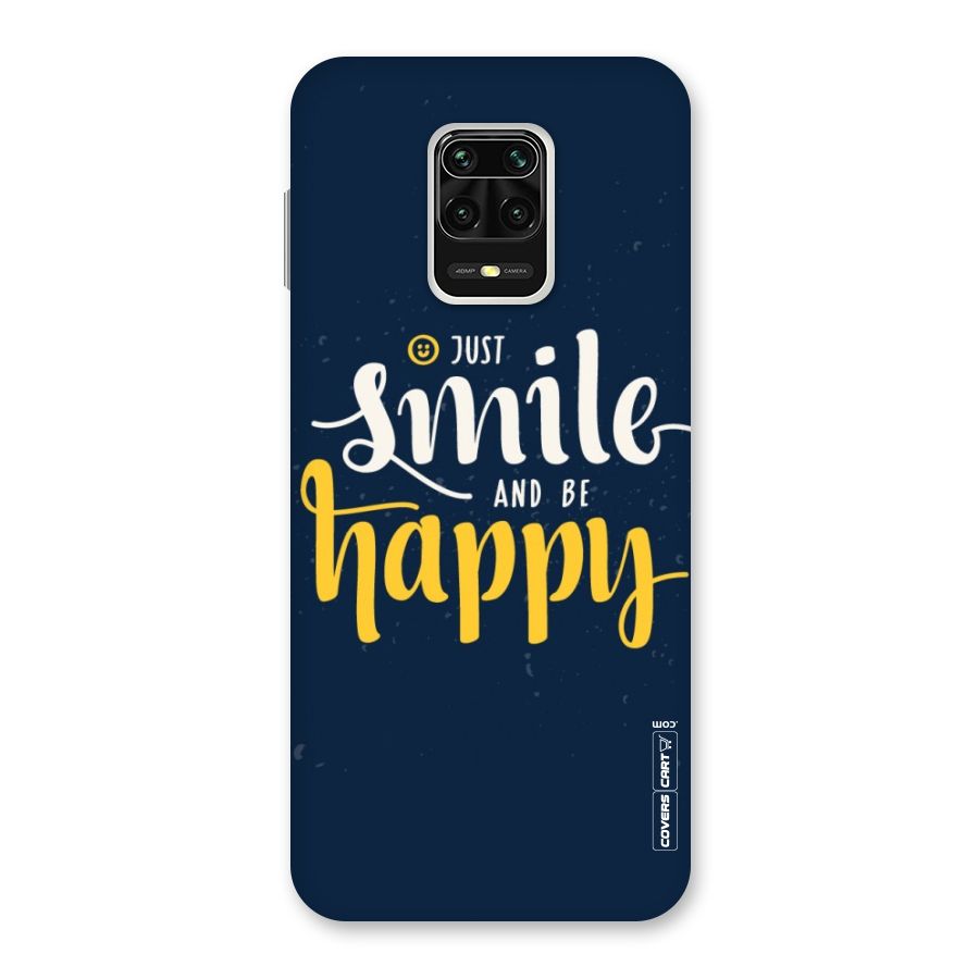 Just Smile Back Case for Redmi Note 9 Pro