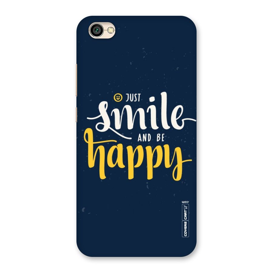 Just Smile Back Case for Redmi Y1 Lite