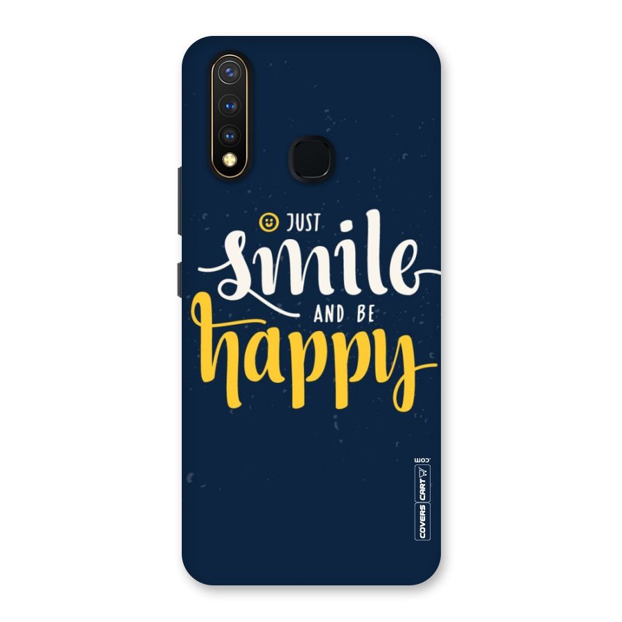 Just Smile Back Case for Vivo U20