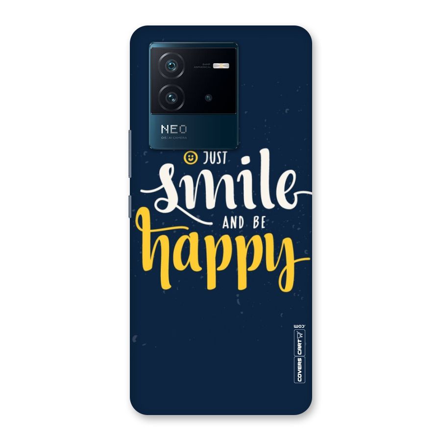 Just Smile Back Case for Vivo iQOO Neo 6 5G
