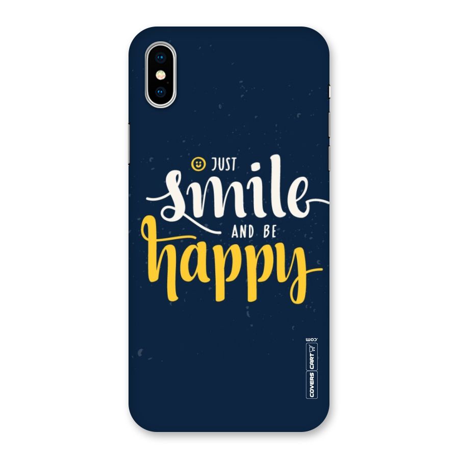 Just Smile Back Case for iPhone XS