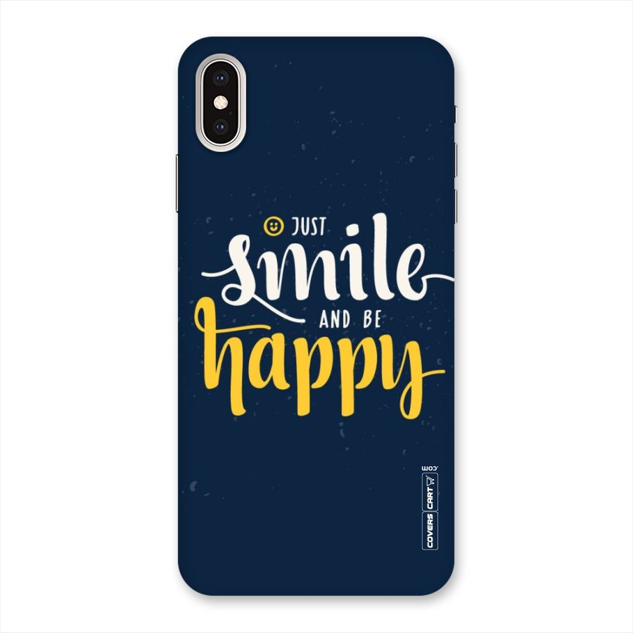 Just Smile Back Case for iPhone XS Max