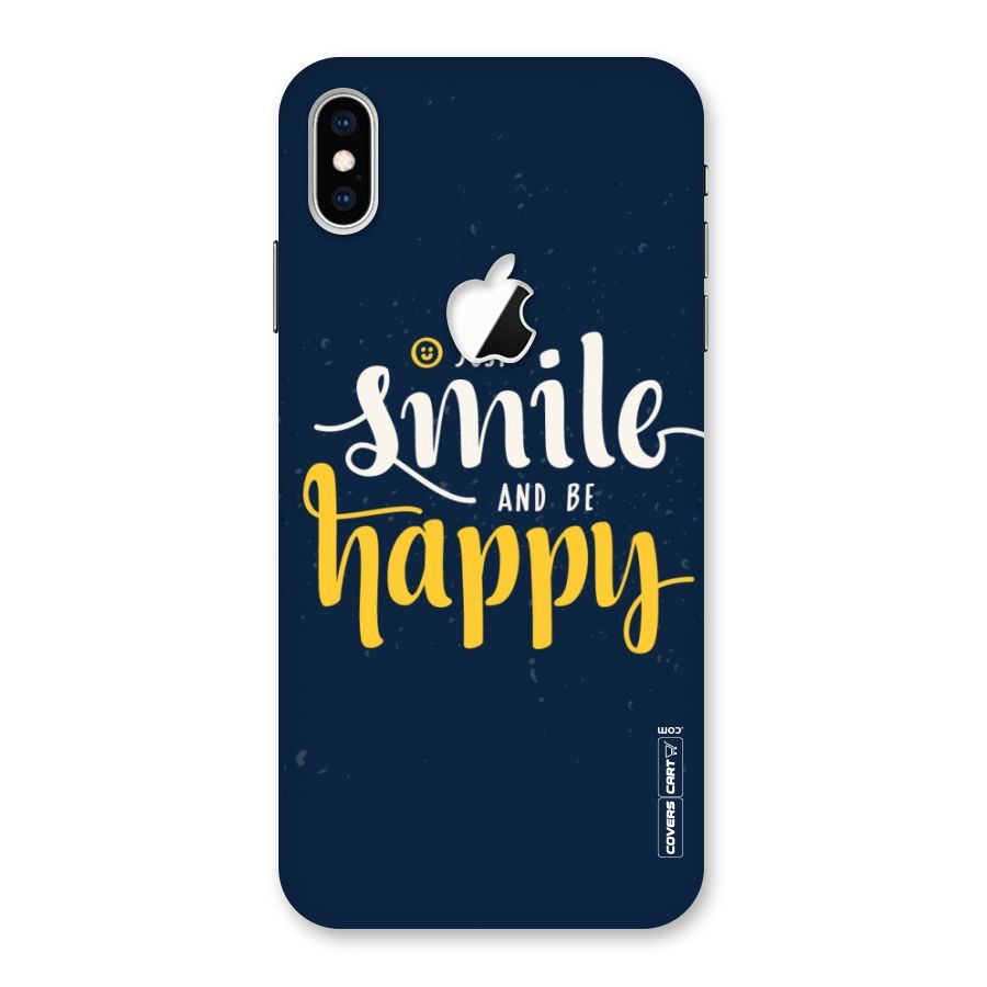 Just Smile Back Case for iPhone XS Max Apple Cut