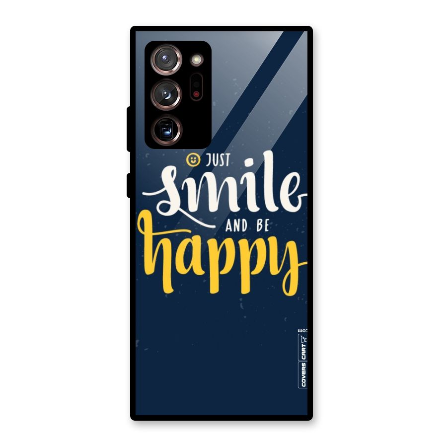 Just Smile Glass Back Case for Galaxy Note 20 Ultra