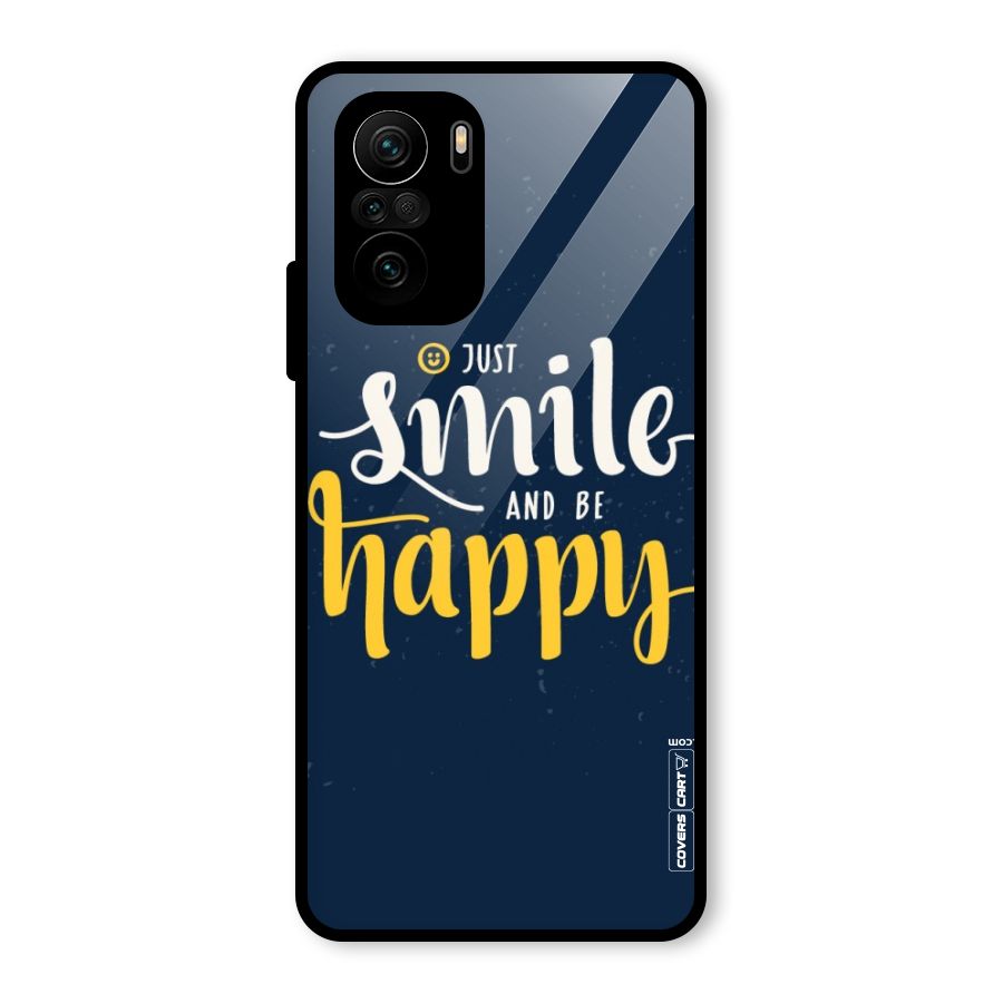 Just Smile Glass Back Case for Mi 11x