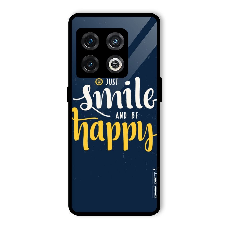 Just Smile Glass Back Case for OnePlus 10 Pro 5G