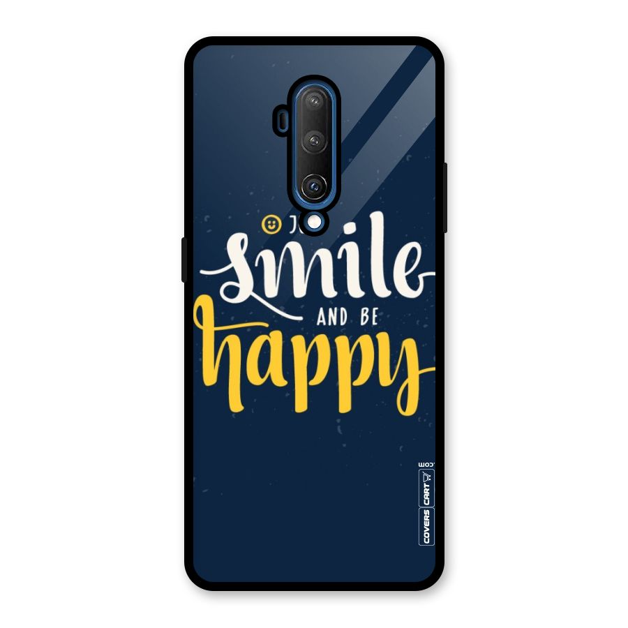 Just Smile Glass Back Case for OnePlus 7T Pro