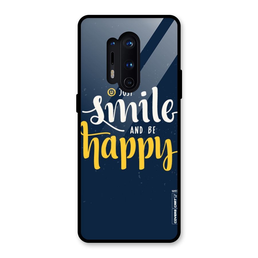 Just Smile Glass Back Case for OnePlus 8 Pro