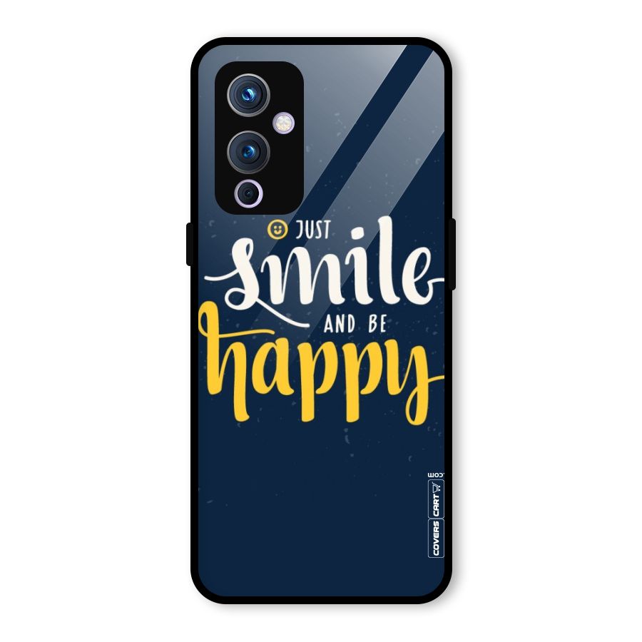 Just Smile Glass Back Case for OnePlus 9