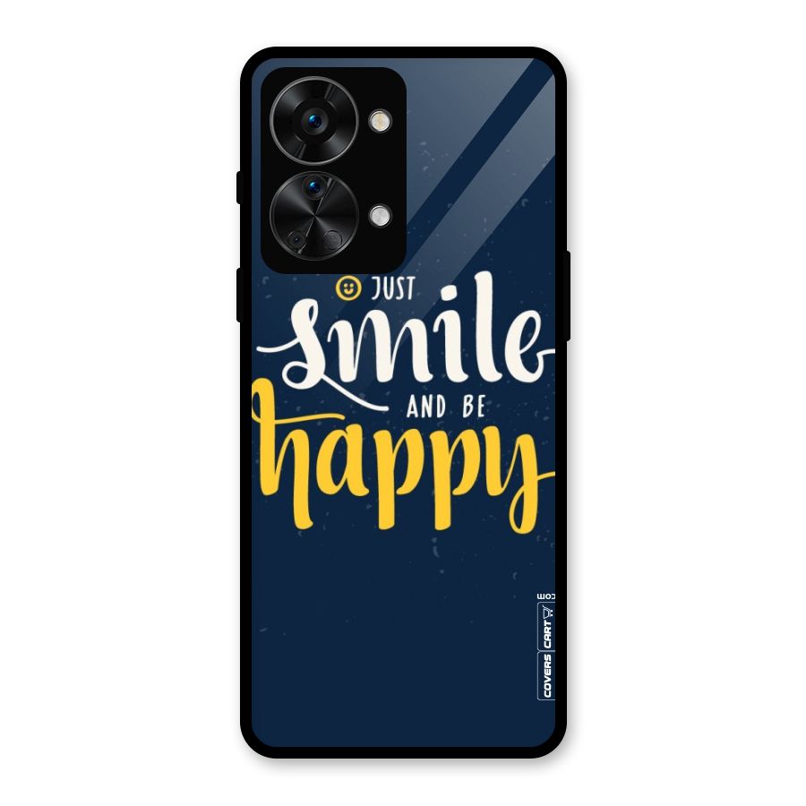 Just Smile Glass Back Case for OnePlus Nord 2T