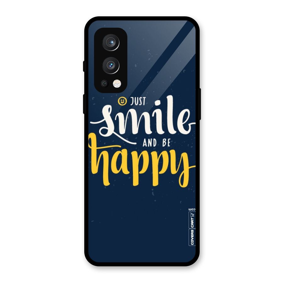 Just Smile Glass Back Case for OnePlus Nord 2 5G