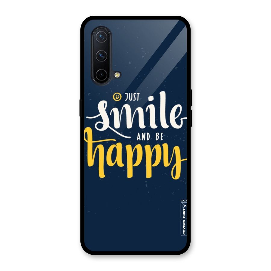 Just Smile Glass Back Case for OnePlus Nord CE 5G