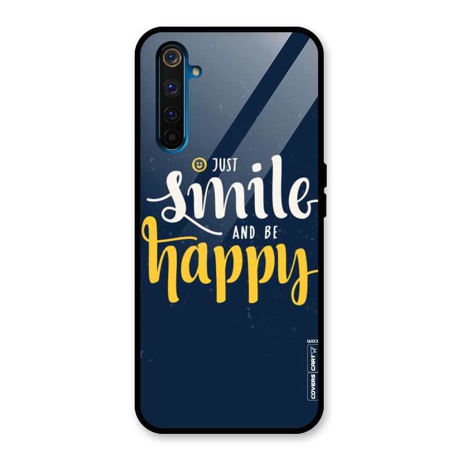 Just Smile Glass Back Case for Realme 6 Pro