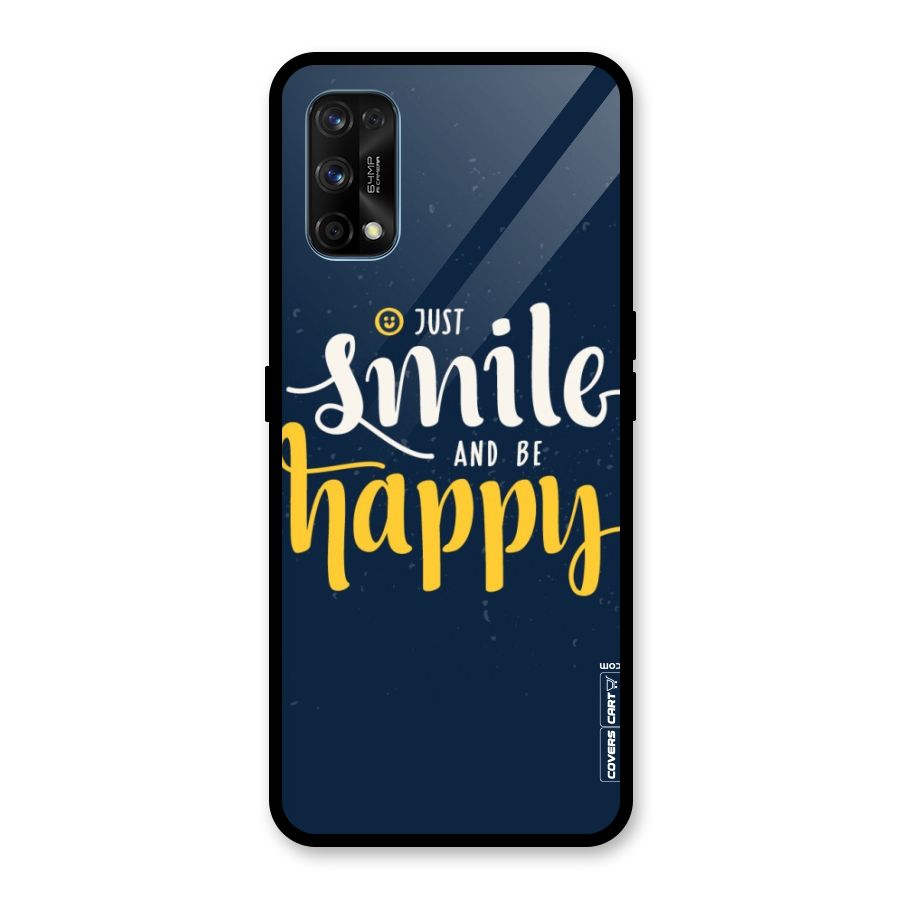 Just Smile Glass Back Case for Realme 7 Pro