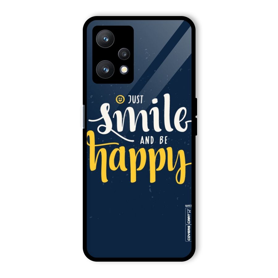 Just Smile Glass Back Case for Realme 9 Pro 5G