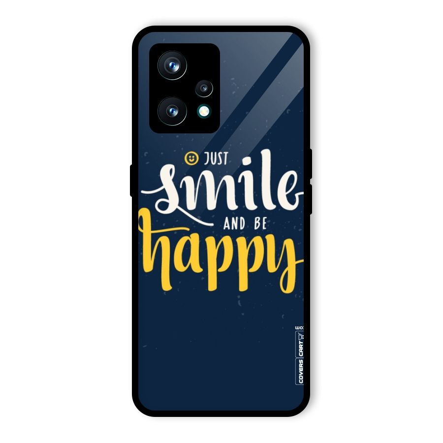 Just Smile Glass Back Case for Realme 9 Pro Plus 5G
