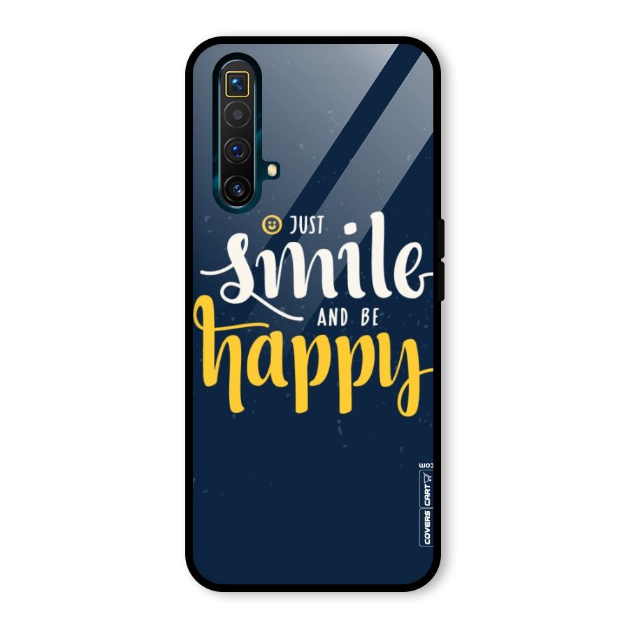 Just Smile Glass Back Case for Realme X3
