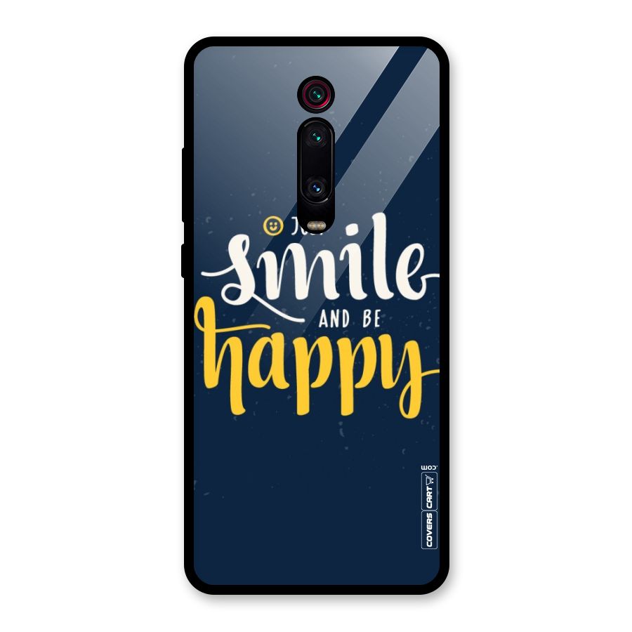 Just Smile Glass Back Case for Redmi K20 Pro