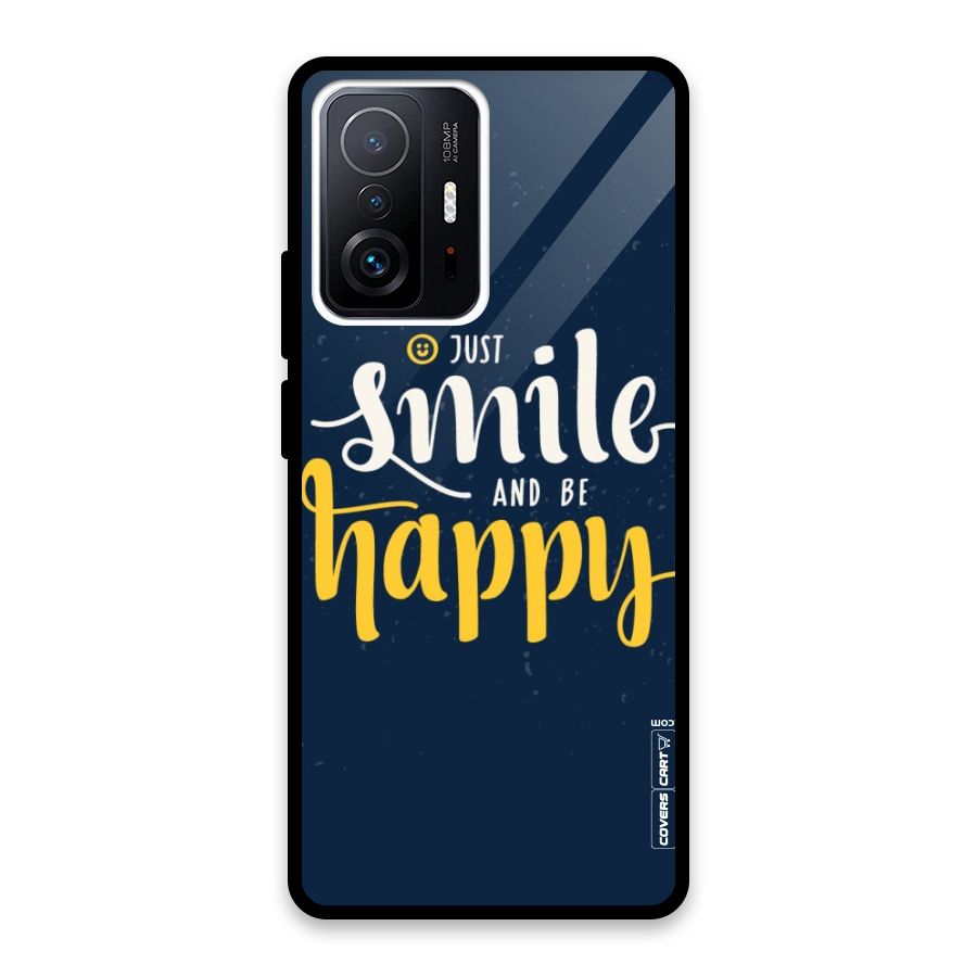 Just Smile Glass Back Case for Xiaomi 11T Pro