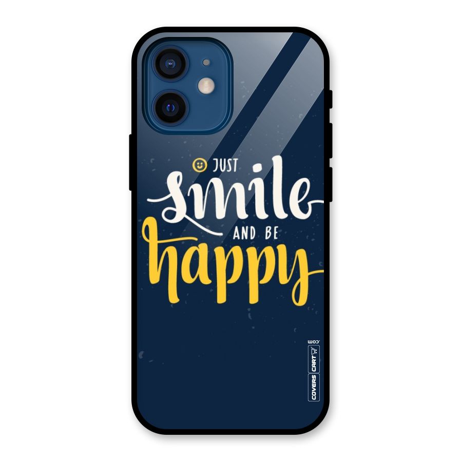 Just Smile Glass Back Case for iPhone 12 Mini