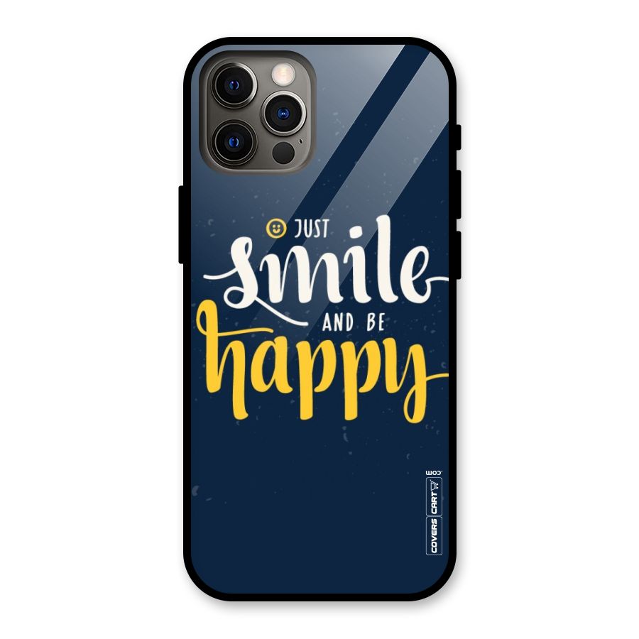Just Smile Glass Back Case for iPhone 12 Pro