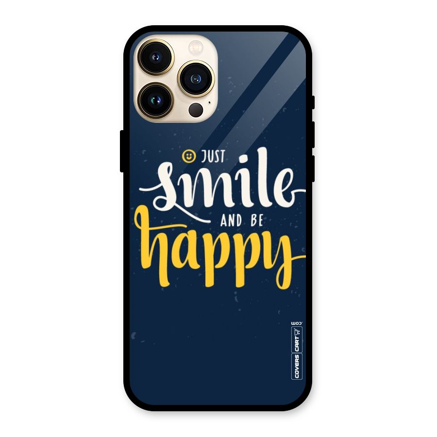 Just Smile Glass Back Case for iPhone 13 Pro Max