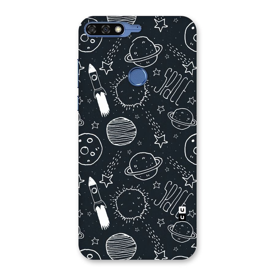 Just Space Things Back Case for Honor 7C