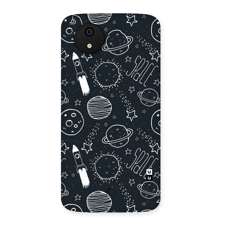 Just Space Things Back Case for Micromax Canvas A1