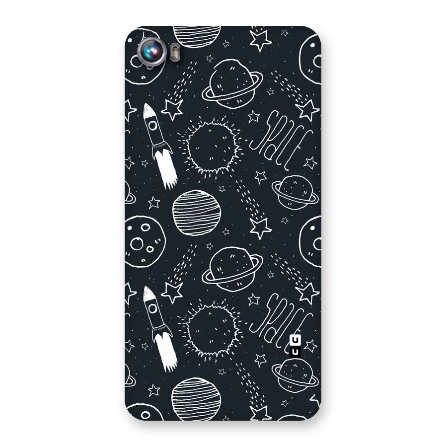 Just Space Things Back Case for Micromax Canvas Fire 4 A107