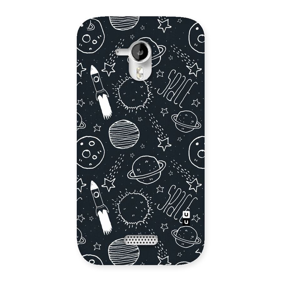 Just Space Things Back Case for Micromax Canvas HD A116