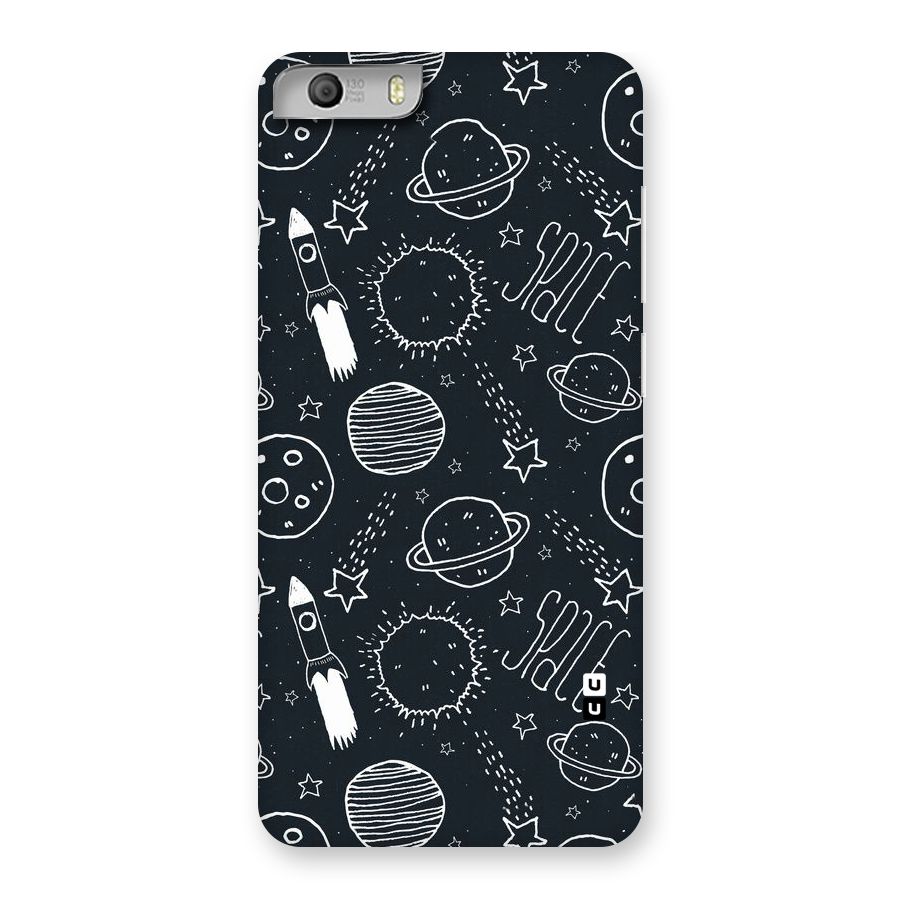 Just Space Things Back Case for Micromax Canvas Knight 2