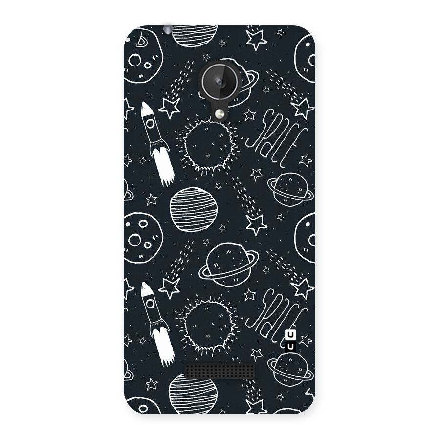 Just Space Things Back Case for Micromax Canvas Spark Q380