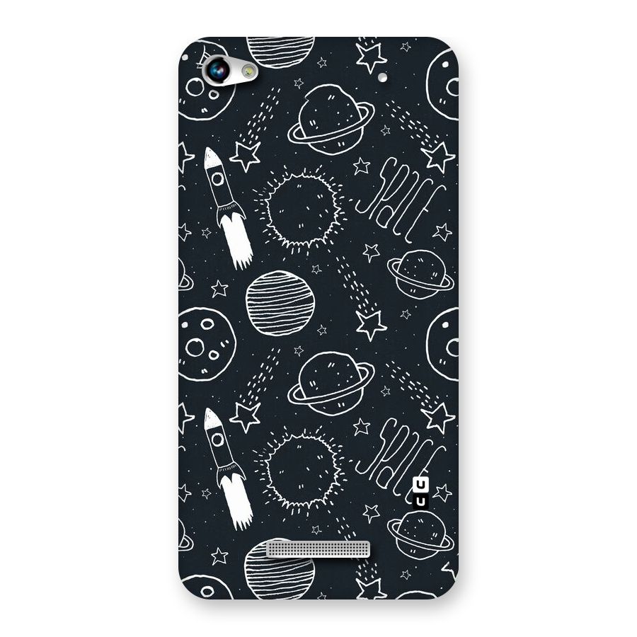 Just Space Things Back Case for Micromax Hue 2