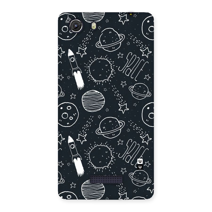 Just Space Things Back Case for Micromax Unite 3
