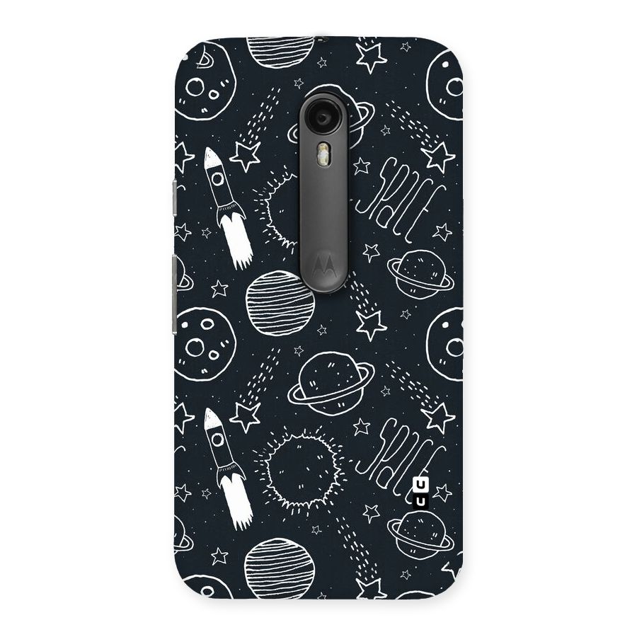 Just Space Things Back Case for Moto G Turbo