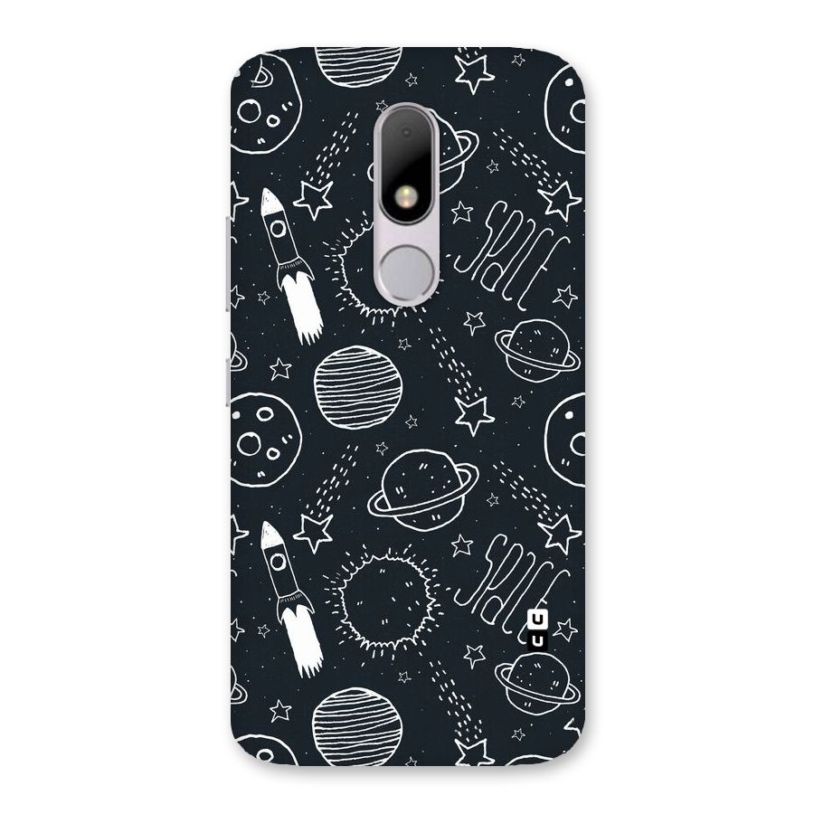 Just Space Things Back Case for Moto M