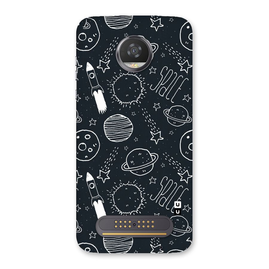 Just Space Things Back Case for Moto Z2 Play