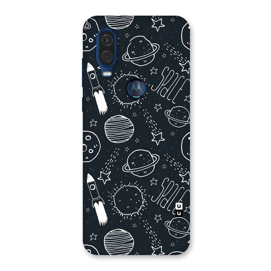 Just Space Things Back Case for Motorola One Vision
