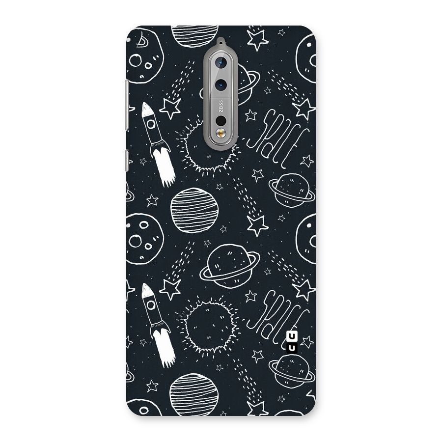 Just Space Things Back Case for Nokia 8