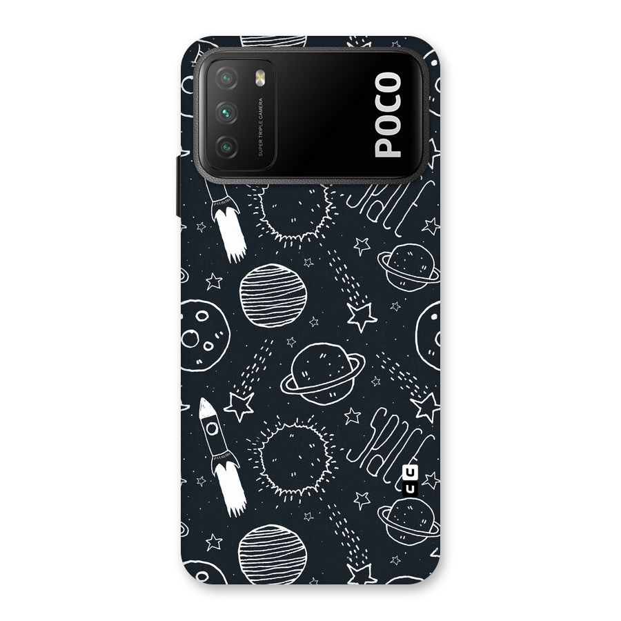 Just Space Things Back Case for Poco M3